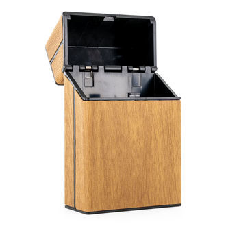 Étui à cigarettes aspect bois