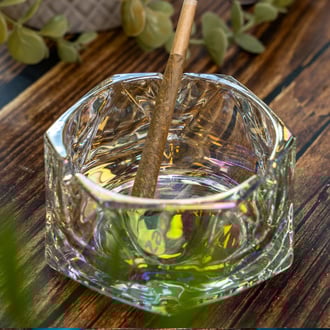 Cendrier en verre (Zamnesia)