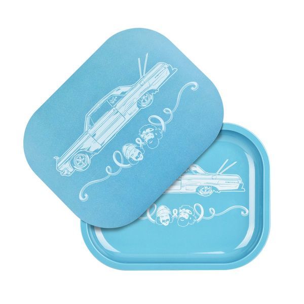 Metal Rolling Tray With Lid Mini (Cheech & Chong x Pulsar)