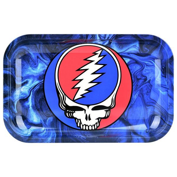 Metal Rolling Tray With Lid Small (Grateful Dead x Pulsar)