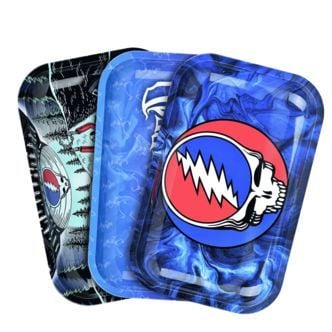 Metal Rolling Tray With Lid Small (Grateful Dead x Pulsar)
