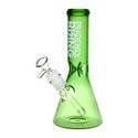 Phoenix Rising Transparent Beaker Glass Water Pipe