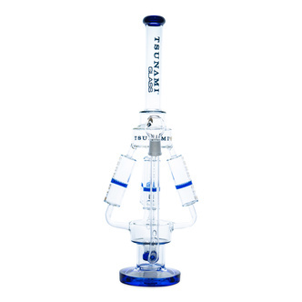 Bang Sprinkler Perc Quad Honeycomb 21'' (Tsunami Glass)