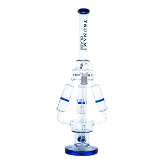 Bang Sprinkler Perc Quad Honeycomb 21'' (Tsunami Glass)