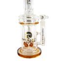 Bang Button Double Honeycomb Perc 16'' (Tsunami Glass)