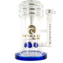 Bang Button Double Honeycomb Perc 16'' (Tsunami Glass)
