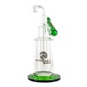Pipe à Dab Side Neck Shower Head 10'' (Tsunami Glass)