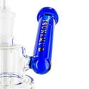Pipe à Dab Side Neck Shower Head 10'' (Tsunami Glass)