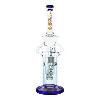 Pipe à Dab Shower Head Swiss Recycler 13'' (Tsunami Glass)