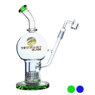 Pipe à Dab Shower Head Globe 11'' (Tsunami Glass)