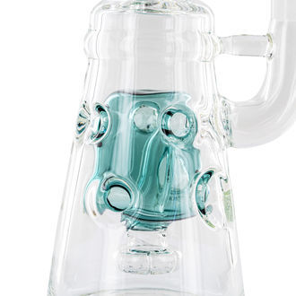 Pipe à Concentrés Shower Head Swiss 9'' (Tsunami Glass)