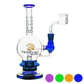 Pipe à Dab Shower Head 8″ (Tsunami Glass)