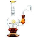 Pipe à Dab Shower Head 8″ (Tsunami Glass)