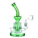 Pipe à Dab Shower Head Recycler 9″ (Tsunami Glass)