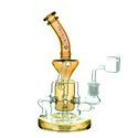 Pipe à Dab Shower Head Recycler 9″ (Tsunami Glass)