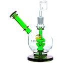 Pipe à Dab Shower Head Side Neck Dome 8″ (Tsunami Glass)