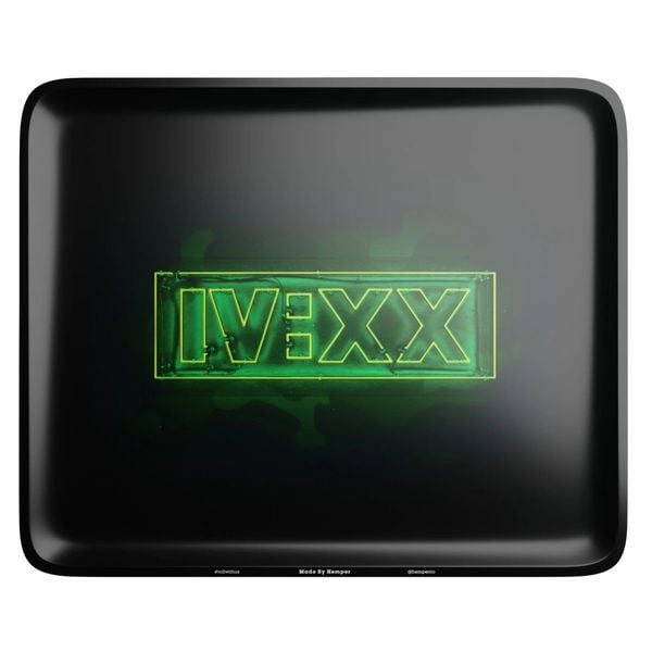 Rolling Tray ''IVXX Neon'' (Hemper)