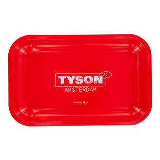 Plateau de roulage en métal rouge ''Tyson Amsterdam'' (TYSON 2.0)