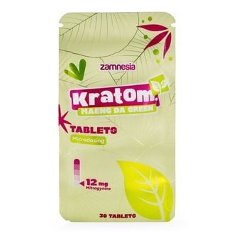 Comprimés kratom pour microdosage - Green Maeng Da (Zamnesia)