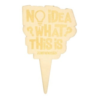 Étiquette pour pot en bois (Zamnesia)