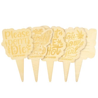 Étiquette pour pot en bois (Zamnesia)