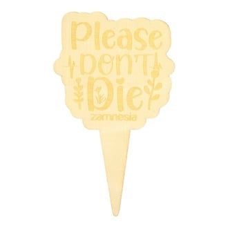 Étiquette pour pot en bois (Zamnesia)