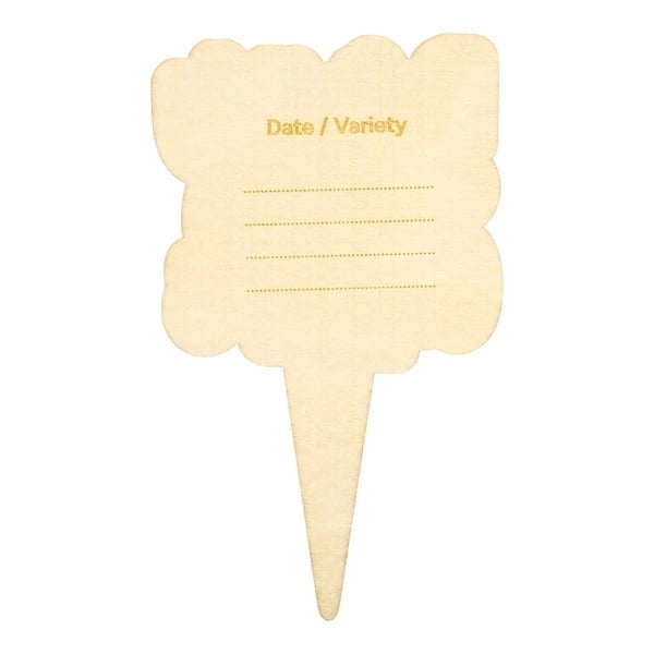 Étiquette pour pot en bois (Zamnesia)