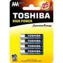 Piles alcalines AAA (TOSHIBA)