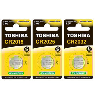 Piles boutons au lithium (TOSHIBA)