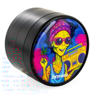 Collection Grinder en métal Area 420 (Zamnesia) - 4 parties Ø63mm