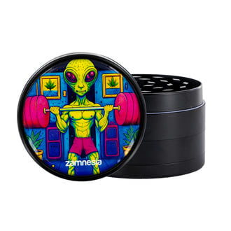 Collection Grinder en métal Area 420 (Zamnesia) - 4 parties Ø63mm