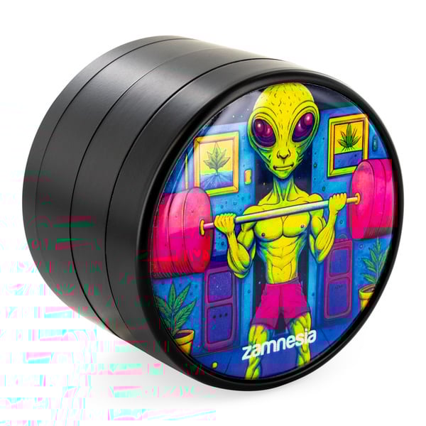 Collection Grinder en métal Area 420 (Zamnesia) - 4 parties Ø63mm