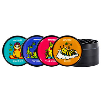 Grinder en métal collection Puff Pals (Zamnesia) - 4 parties Ø63mm