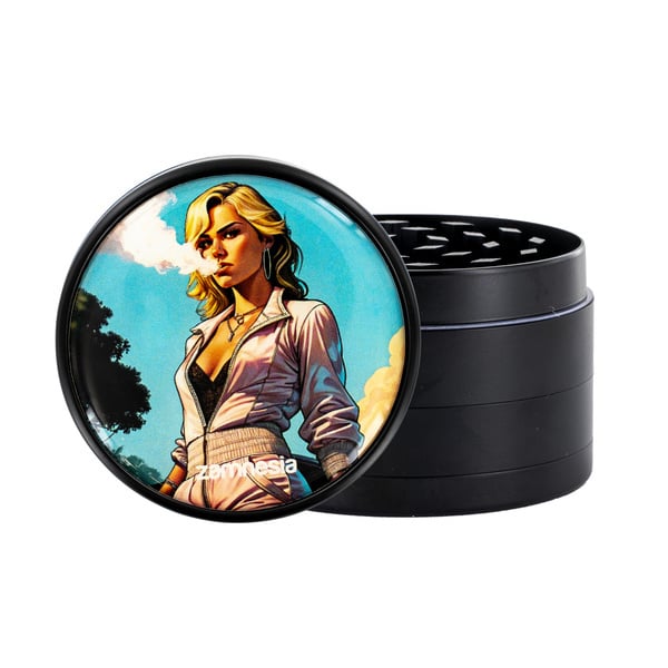 Collection de Grinders en métal Bad Bitches (Zamnesia) - 4 parties Ø63mm