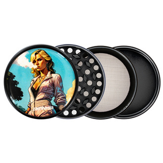 Collection de Grinders en métal Bad Bitches (Zamnesia) - 4 parties Ø63mm