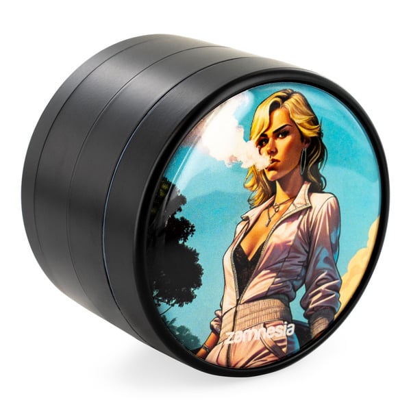 Collection de Grinders en métal Bad Bitches (Zamnesia) - 4 parties Ø63mm