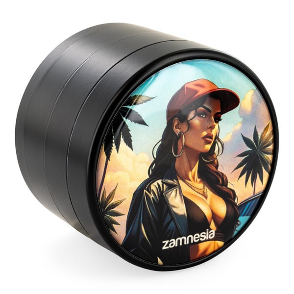 Collection de Grinders en métal Bad Bitches (Zamnesia) - 4 parties Ø63mm