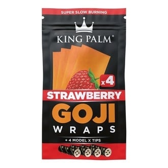 Goji Wraps & Filter Tips 4pc (King Palm)