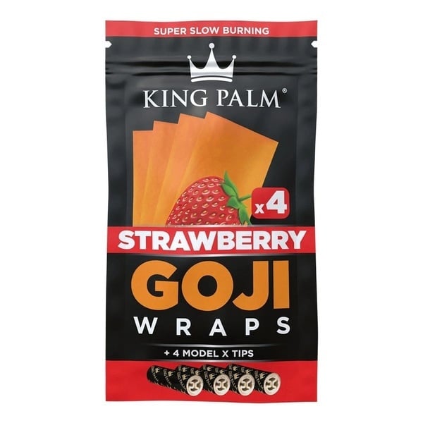 Goji Wraps & Filter Tips 4pc (King Palm)