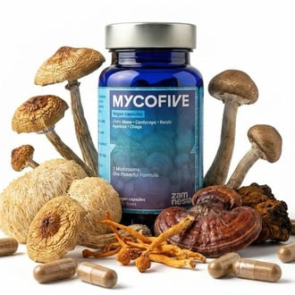 MycoFive Gélules de Champignons (Zamnesia)