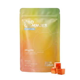 Gommes au CBD Mangue Tropicale (Zamnesia)