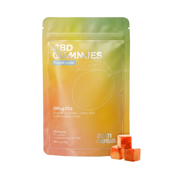 Gommes au CBD Mangue Tropicale (Zamnesia)
