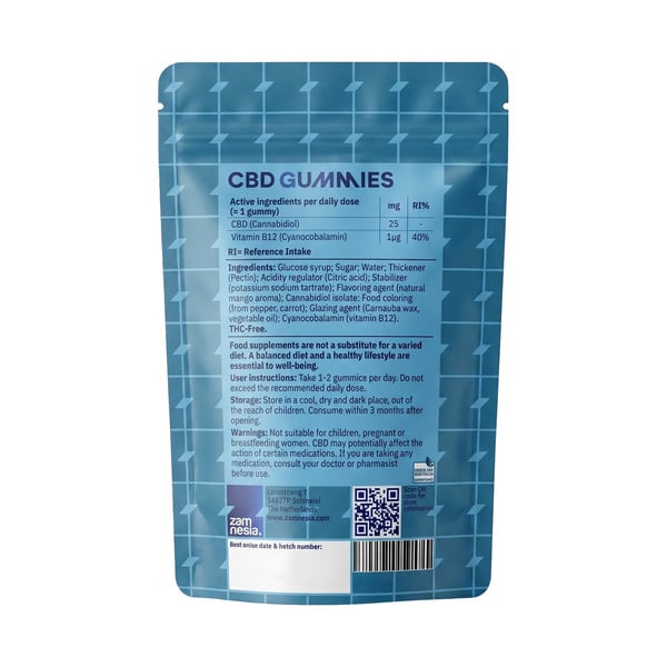 Gommes au CBD Mangue Tropicale (Zamnesia)