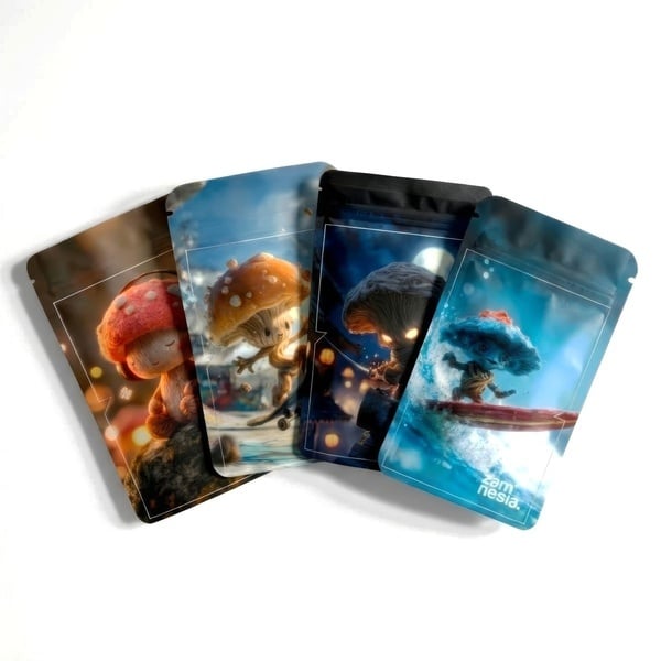 Sachet de Stockage Z-Lock Shroomies (Petit Format)