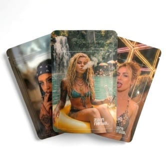 Sac de Rangement Refermable Z-Lock Stoner Girl (Taille Moyenne)