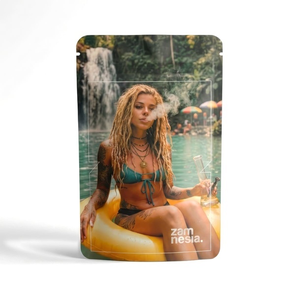 Sac de Rangement Refermable Z-Lock Stoner Girl (Taille Moyenne)