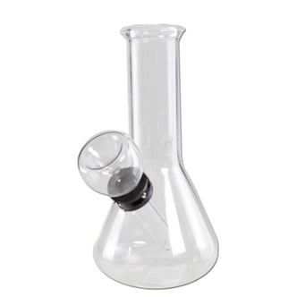 Glass Bong Mini with plug chillum
