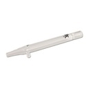 One-Hitter en Verre avec Repose-Pipe (Black Leaf)