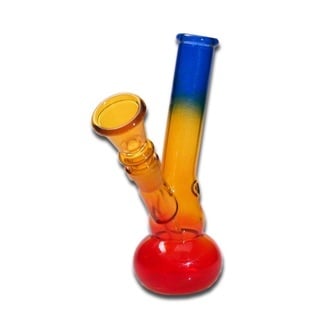 Bang en Verre Rasta Angled