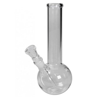 Bang en Verre Straight avec Base Ronde